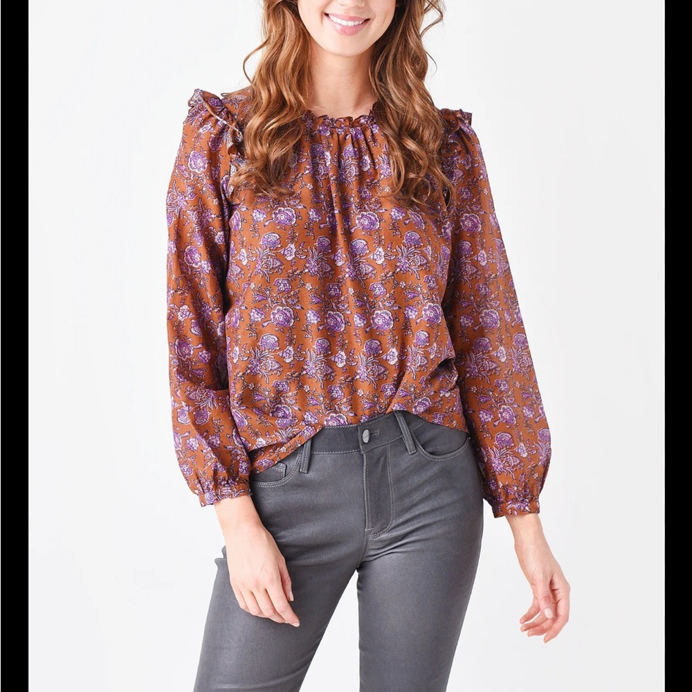 Xirena Women's Lanie Top brown multi color